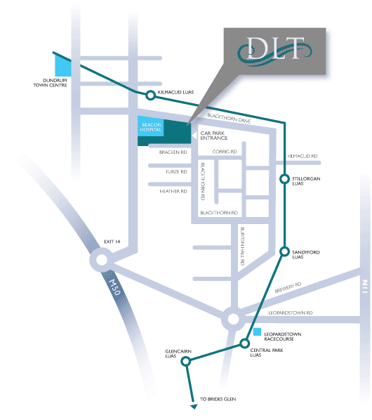 Map Location of DLT offices at Beacon